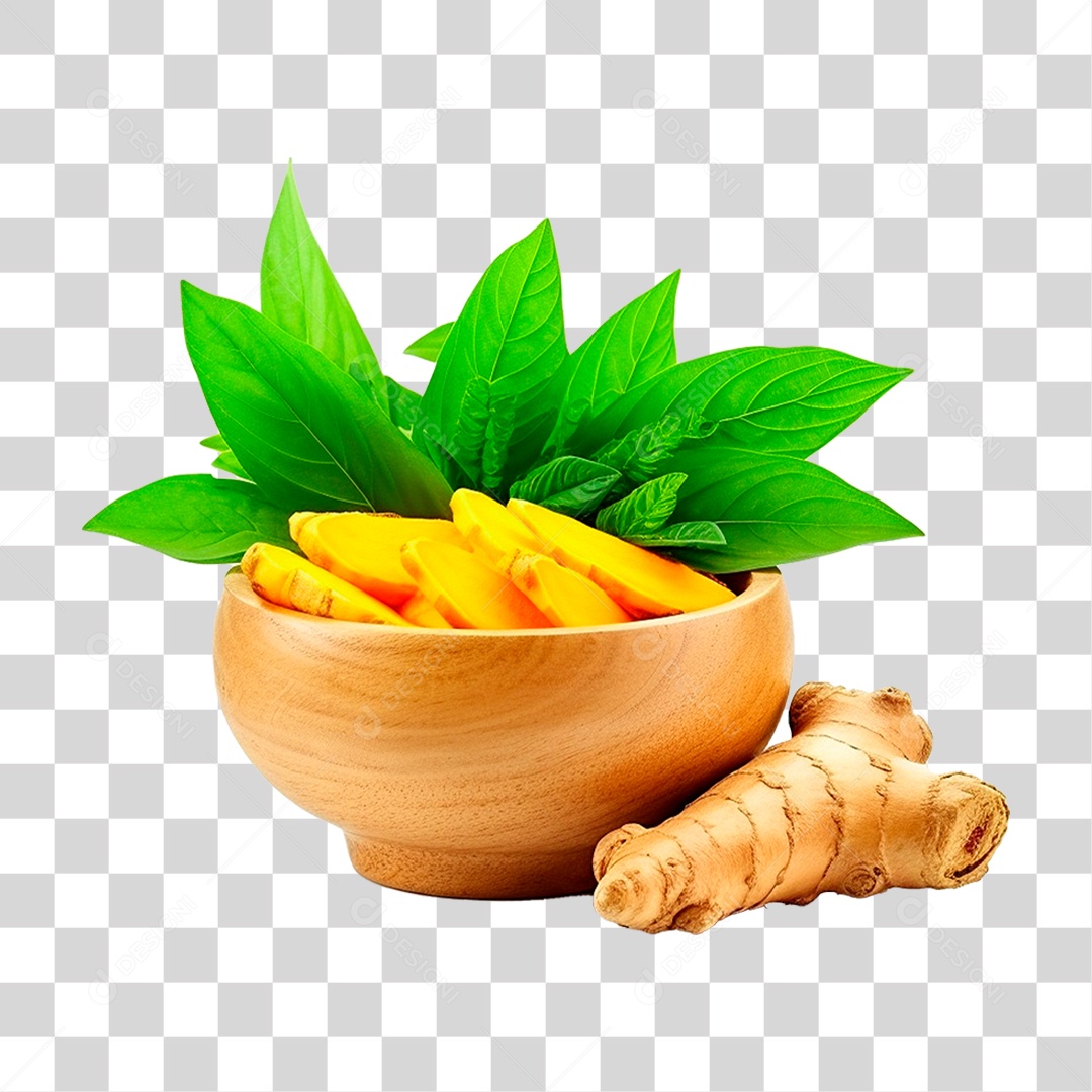 Tigela de Açafrão PNG Transparente