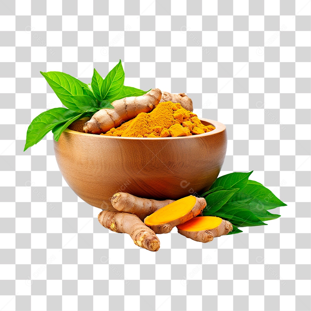 Tigela de Açafrão PNG Transparente