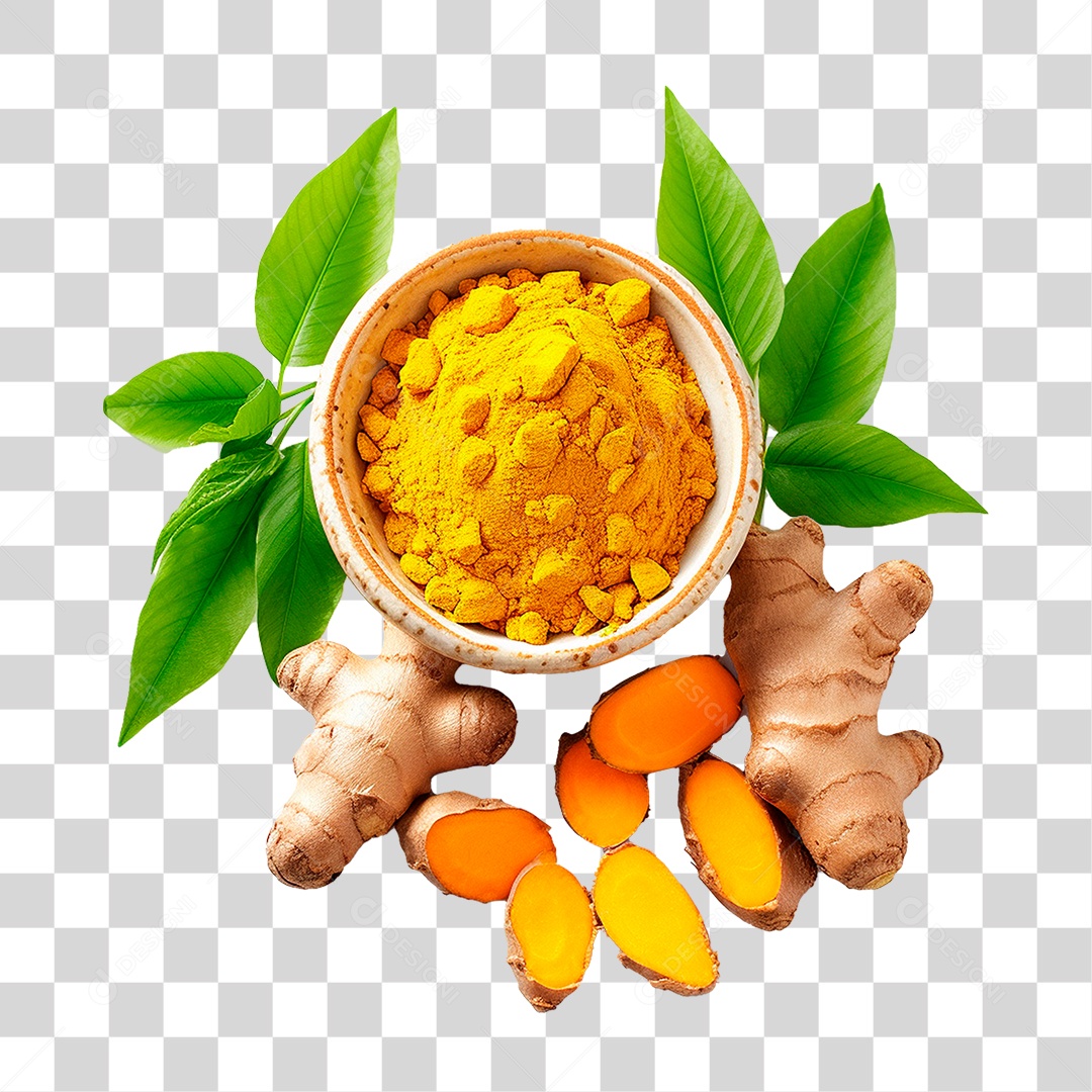 Tigela de Açafrão PNG Transparente