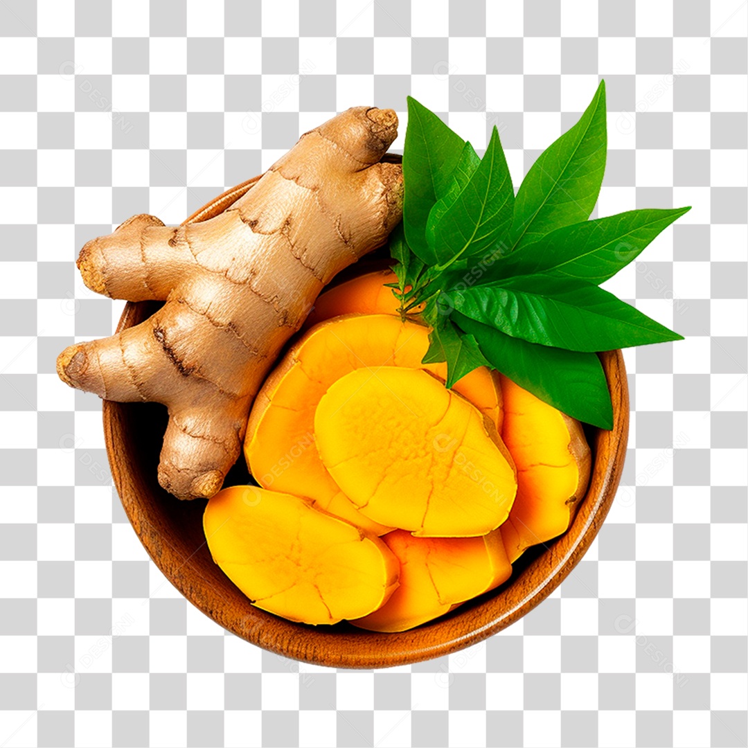 Tigela de Açafrão PNG Transparente