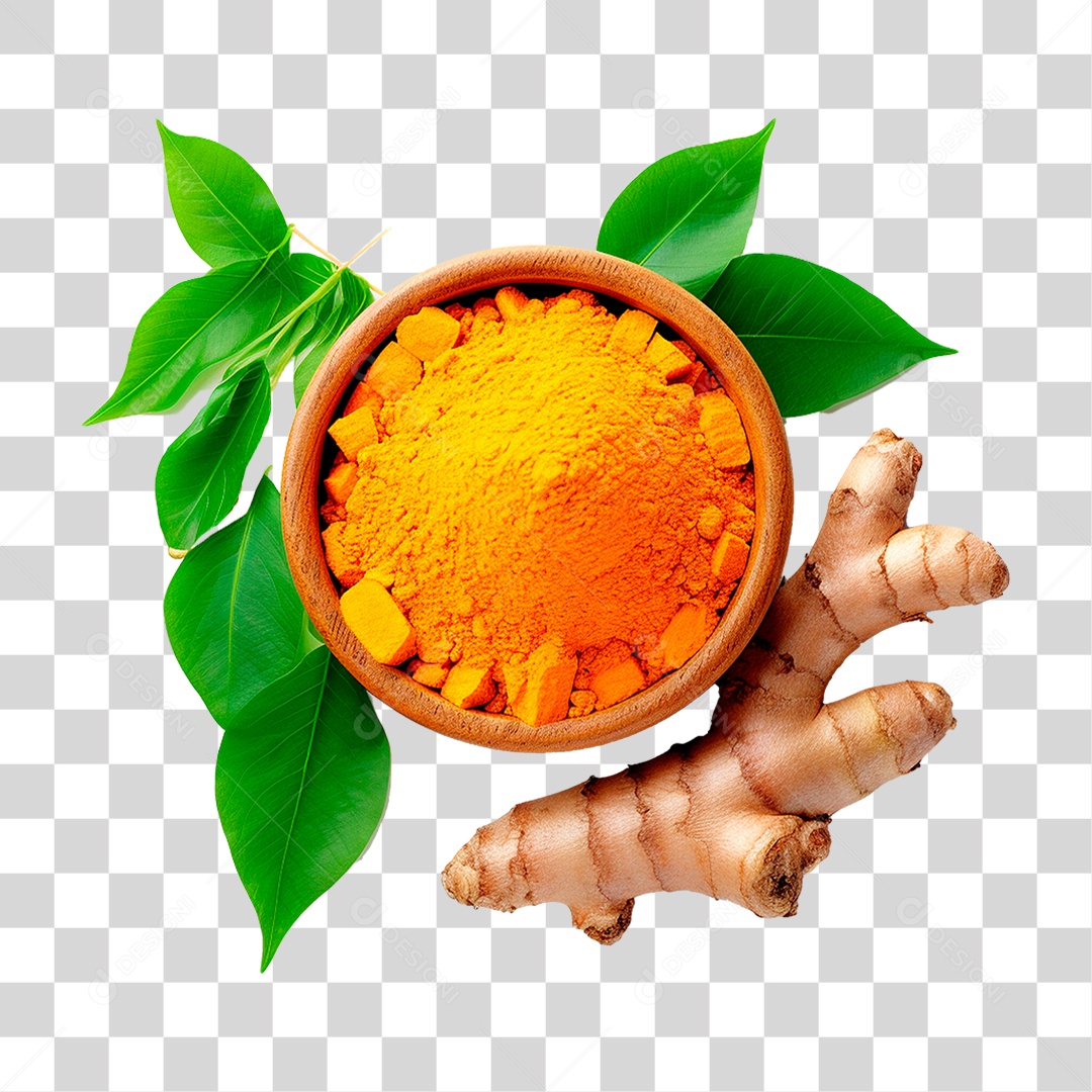 Tigela de Açafrão PNG Transparente