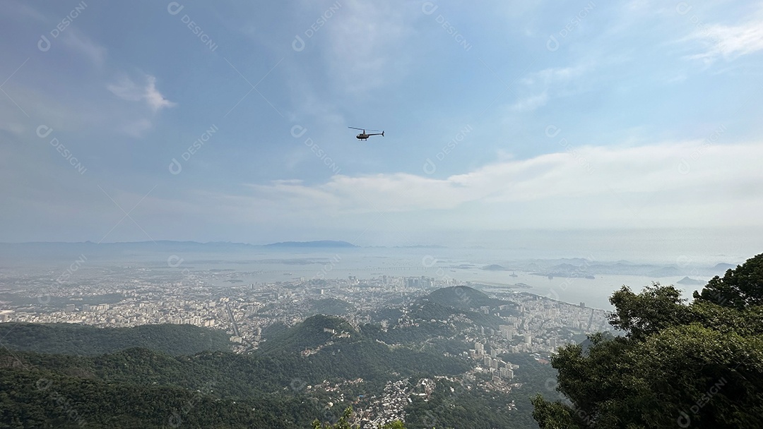 Linda paisagem de praia no Rio de Janeiro