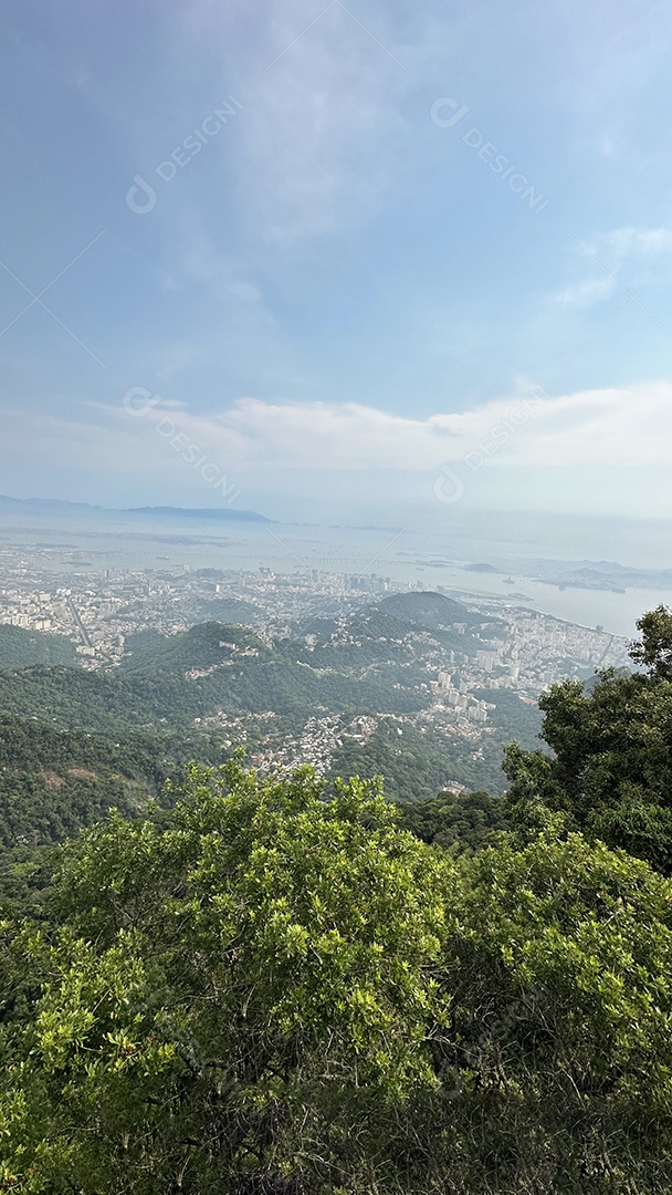 Vista aérea da cidade do Rio de Janeiro