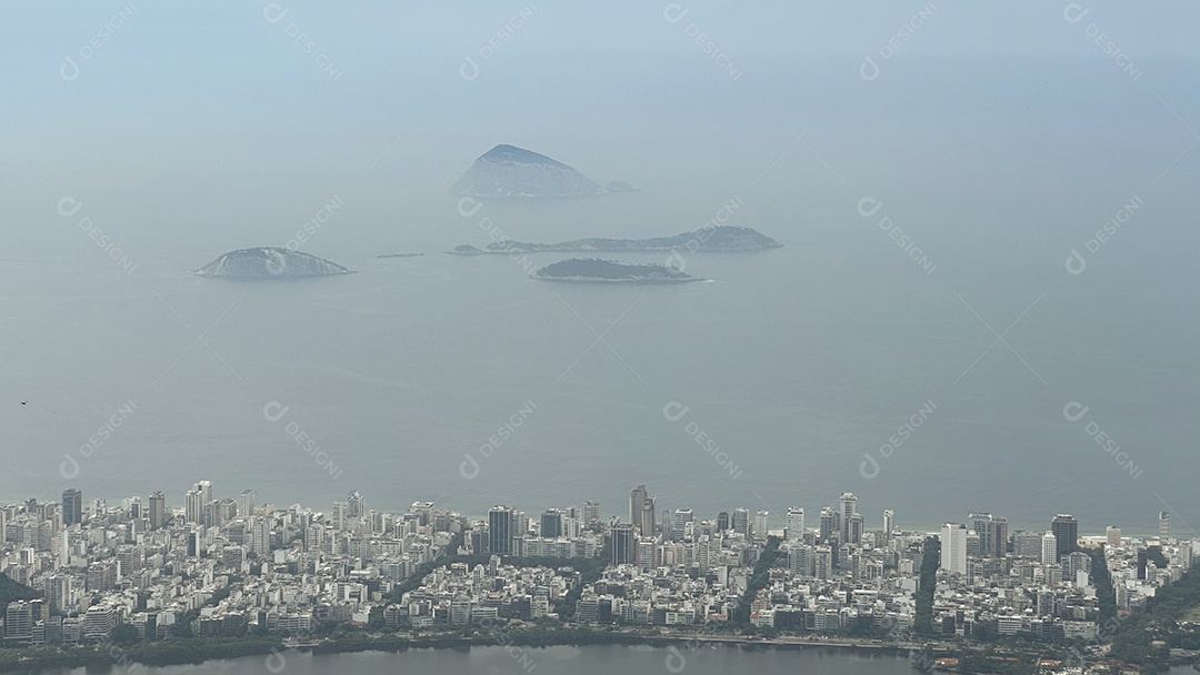 Vista aérea da cidade do Rio de Janeiro