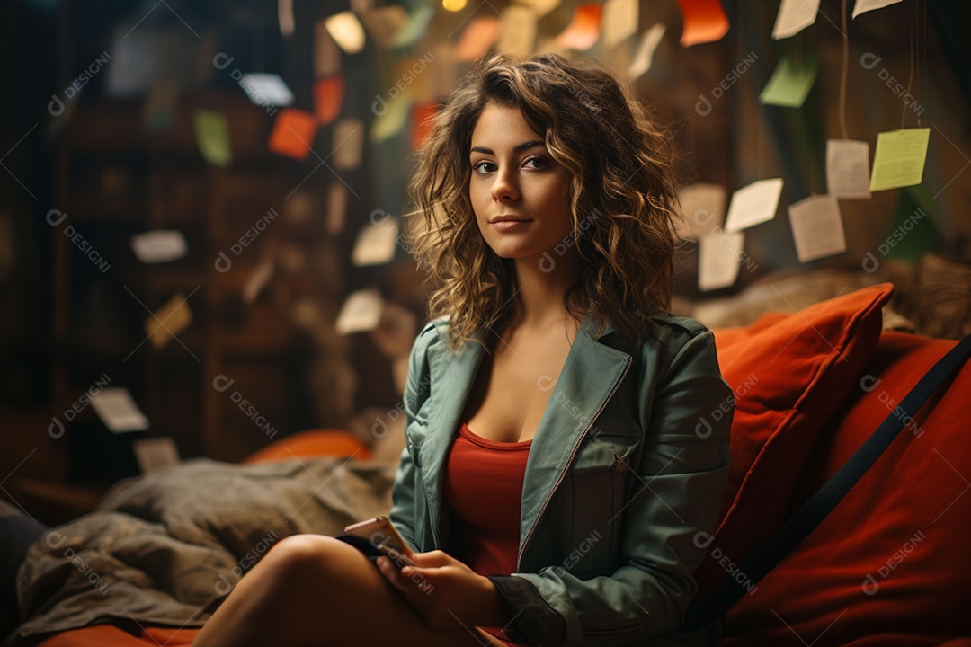 Mulher paga compras online com seu cartão