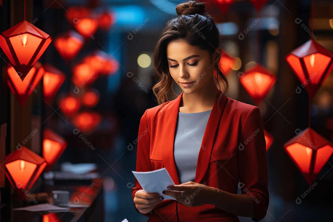 Mulher paga compras online com seu cartão