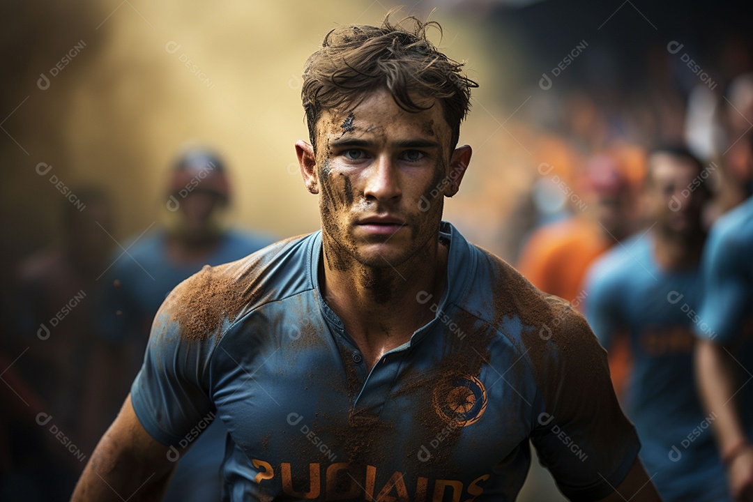 Jovem jogador de críquete entrando no campo de críquete