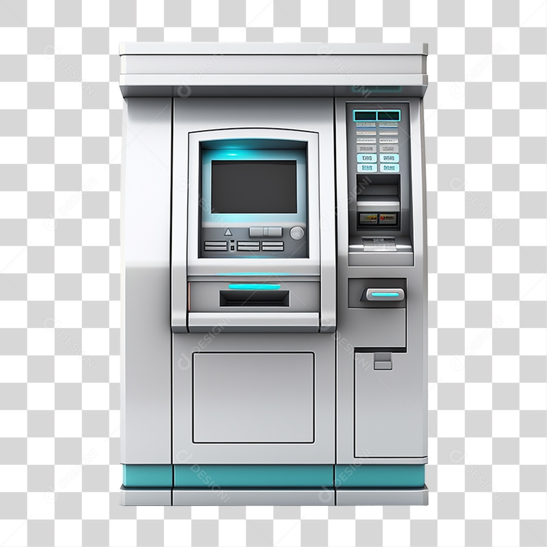 Caixa Eletrônico ATM Dinheiro PNG Transparente