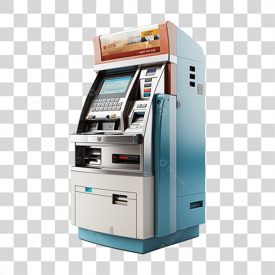 Caixa Eletrônico ATM Dinheiro PNG Transparente