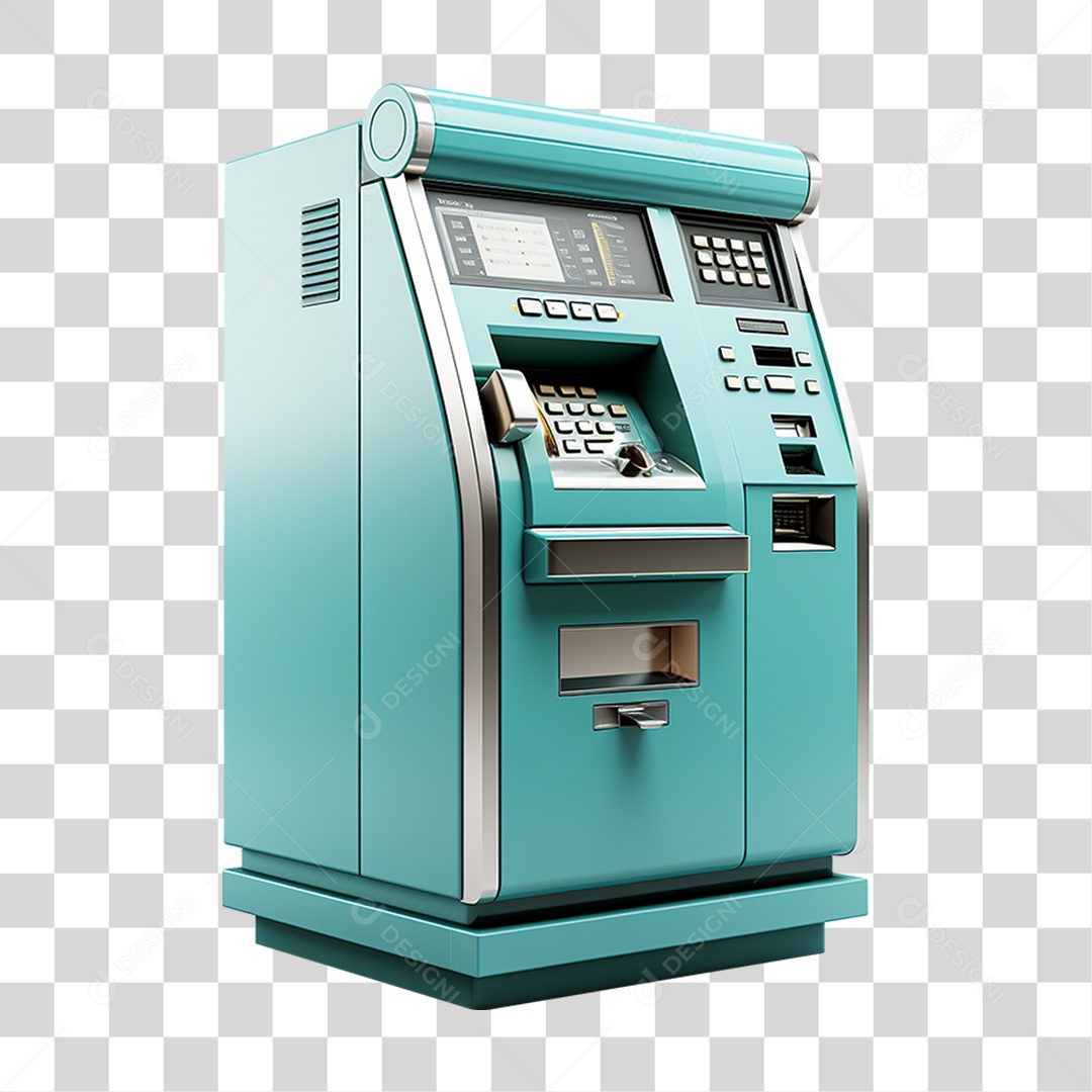 Caixa Eletrônico ATM Dinheiro PNG Transparente