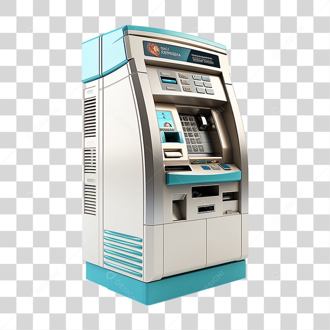 Caixa Eletrônico ATM Dinheiro PNG Transparente