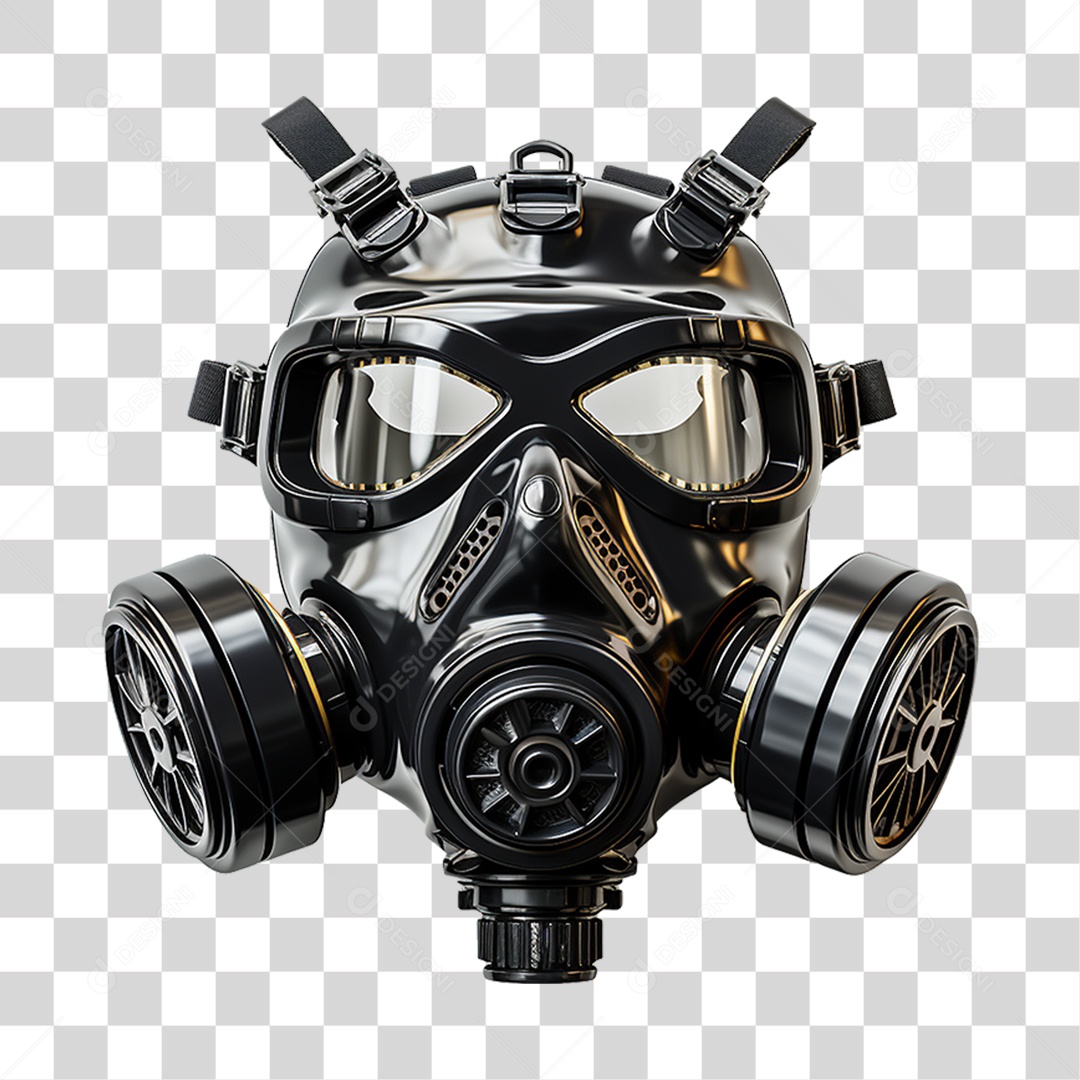 Máscara de Gás PNG Transparente