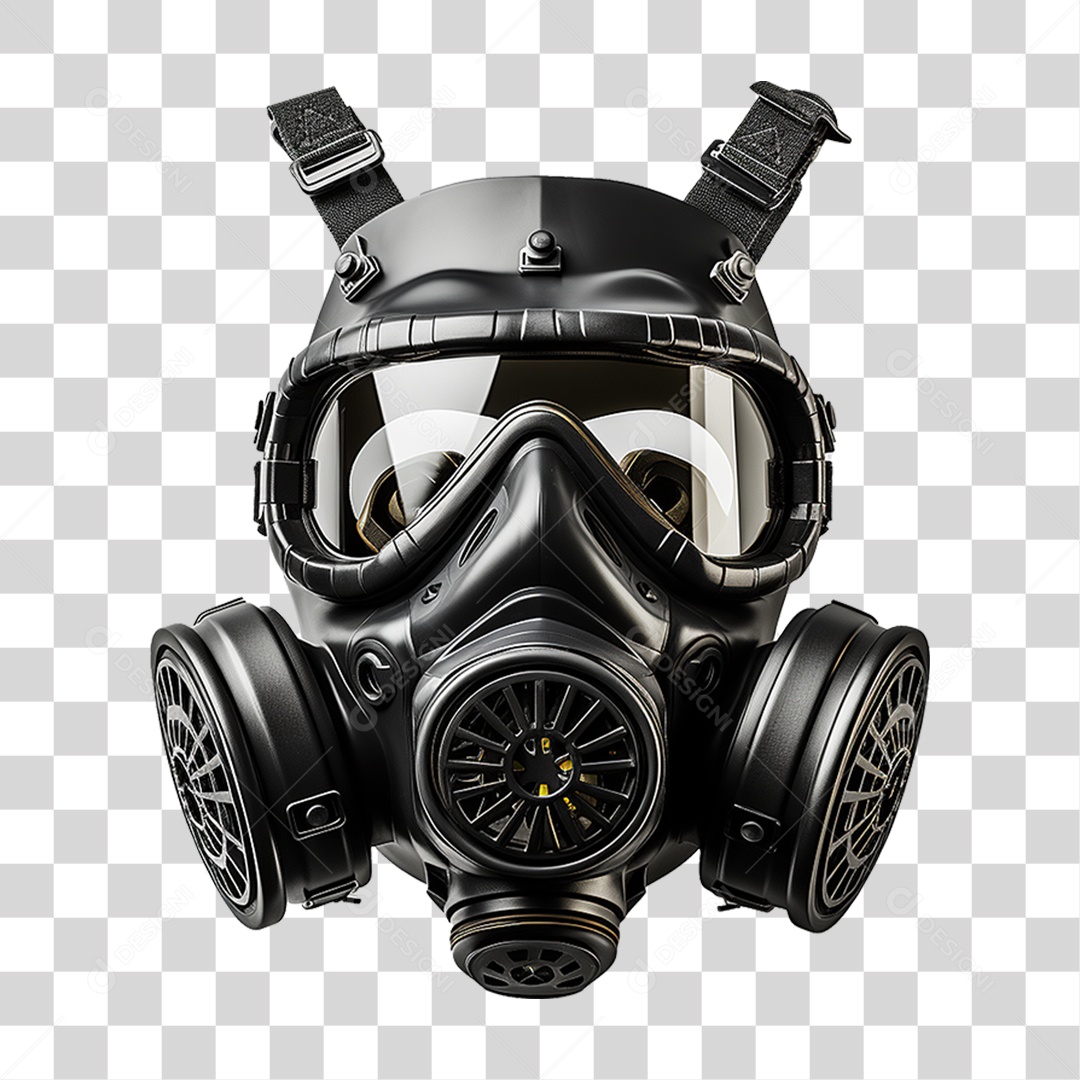Máscara de Gás PNG Transparente