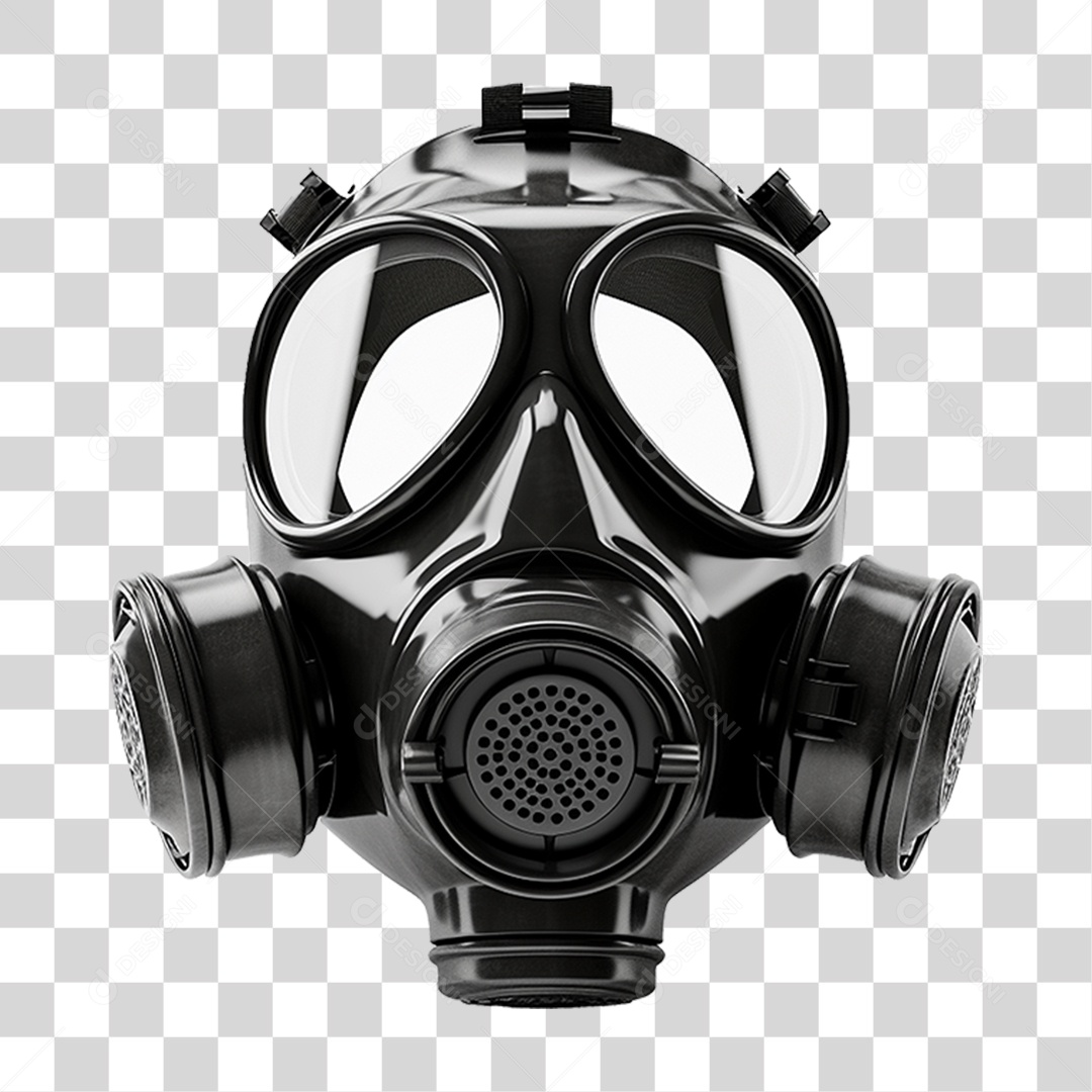 Máscara de Gás PNG Transparente