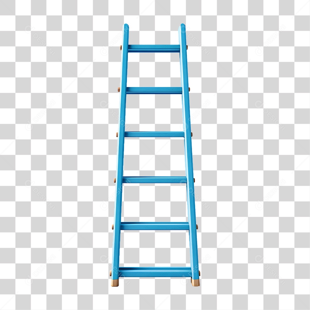 Elemento 3D Escada PNG Transparente