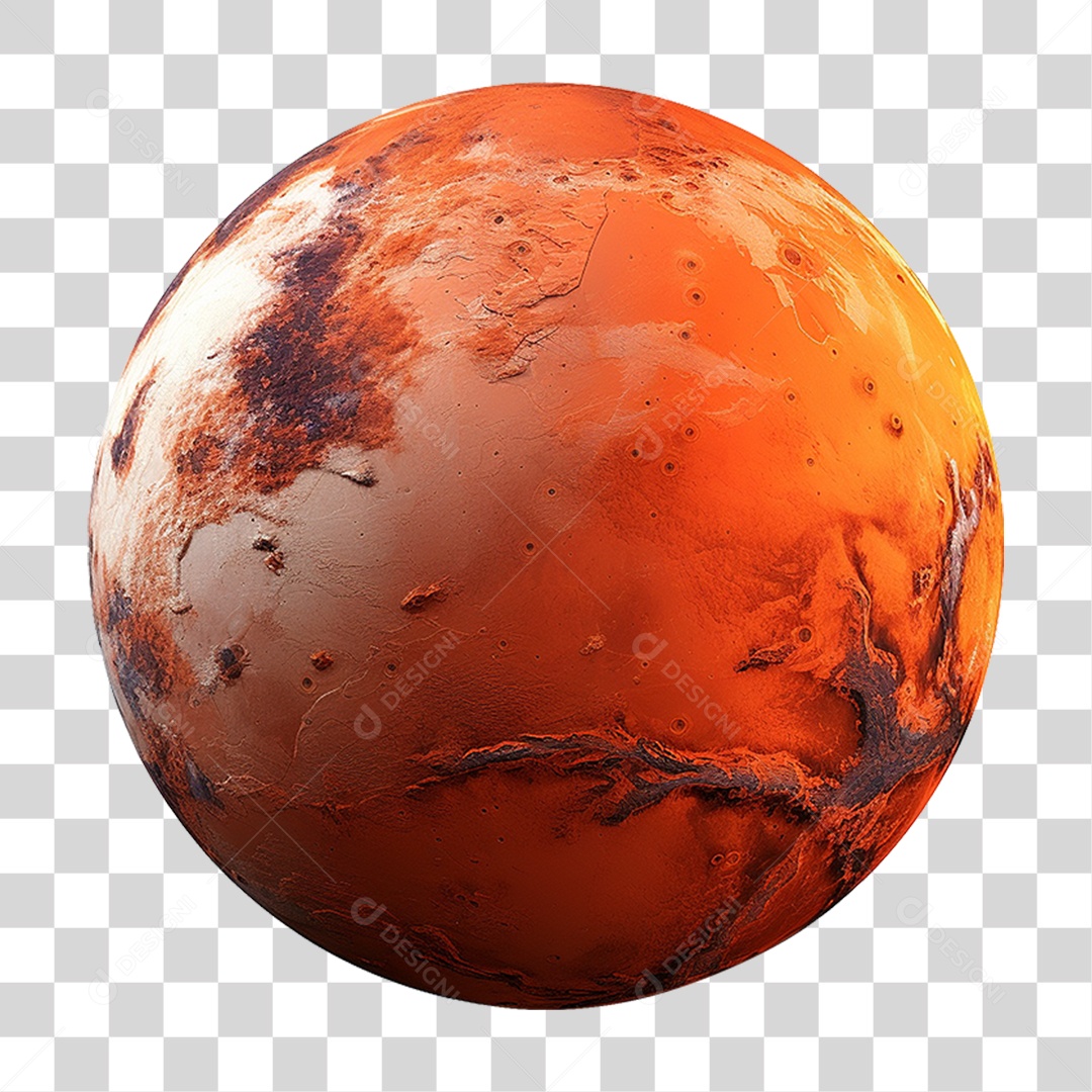 Planeta Marte PNG Transparente