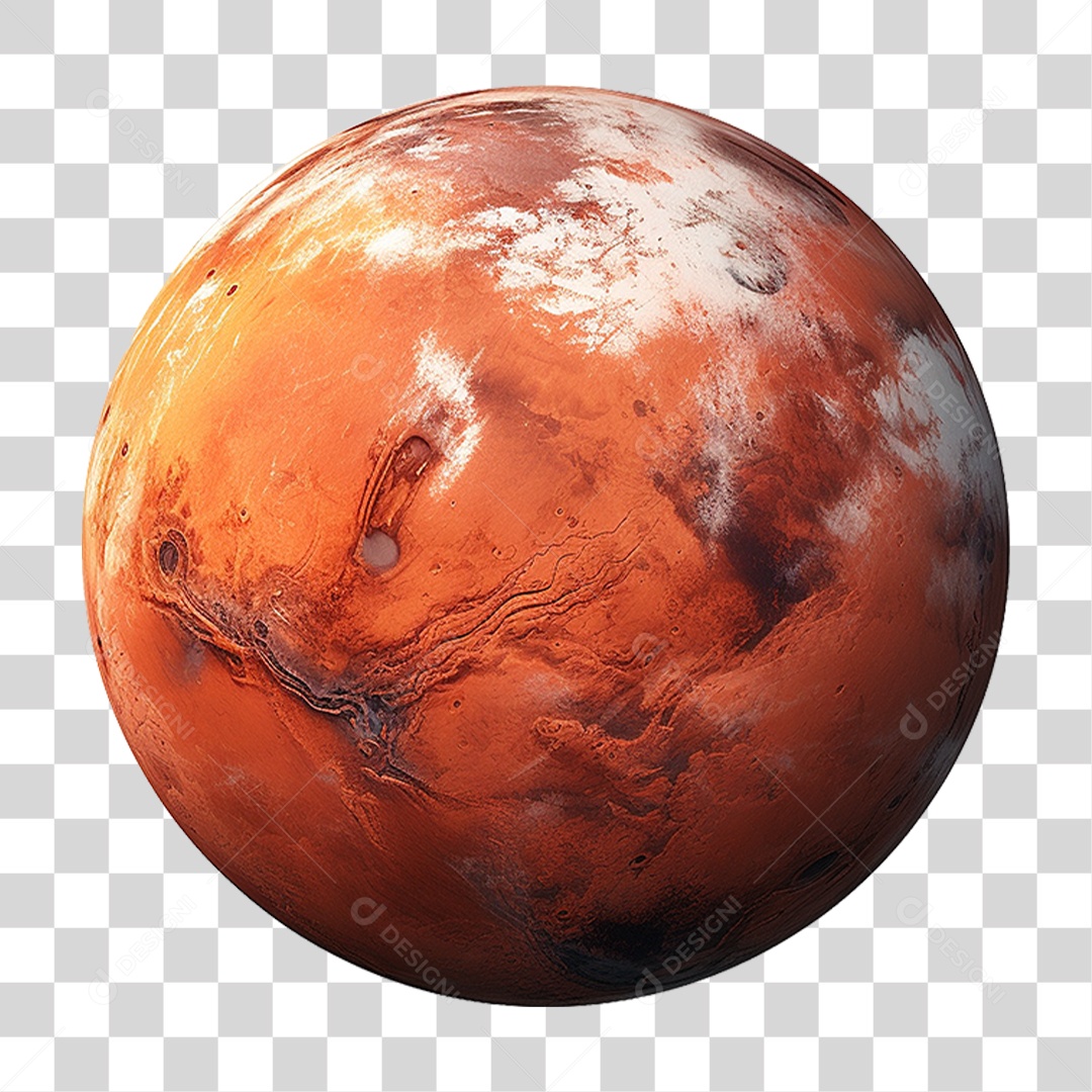 Planeta Marte PNG Transparente