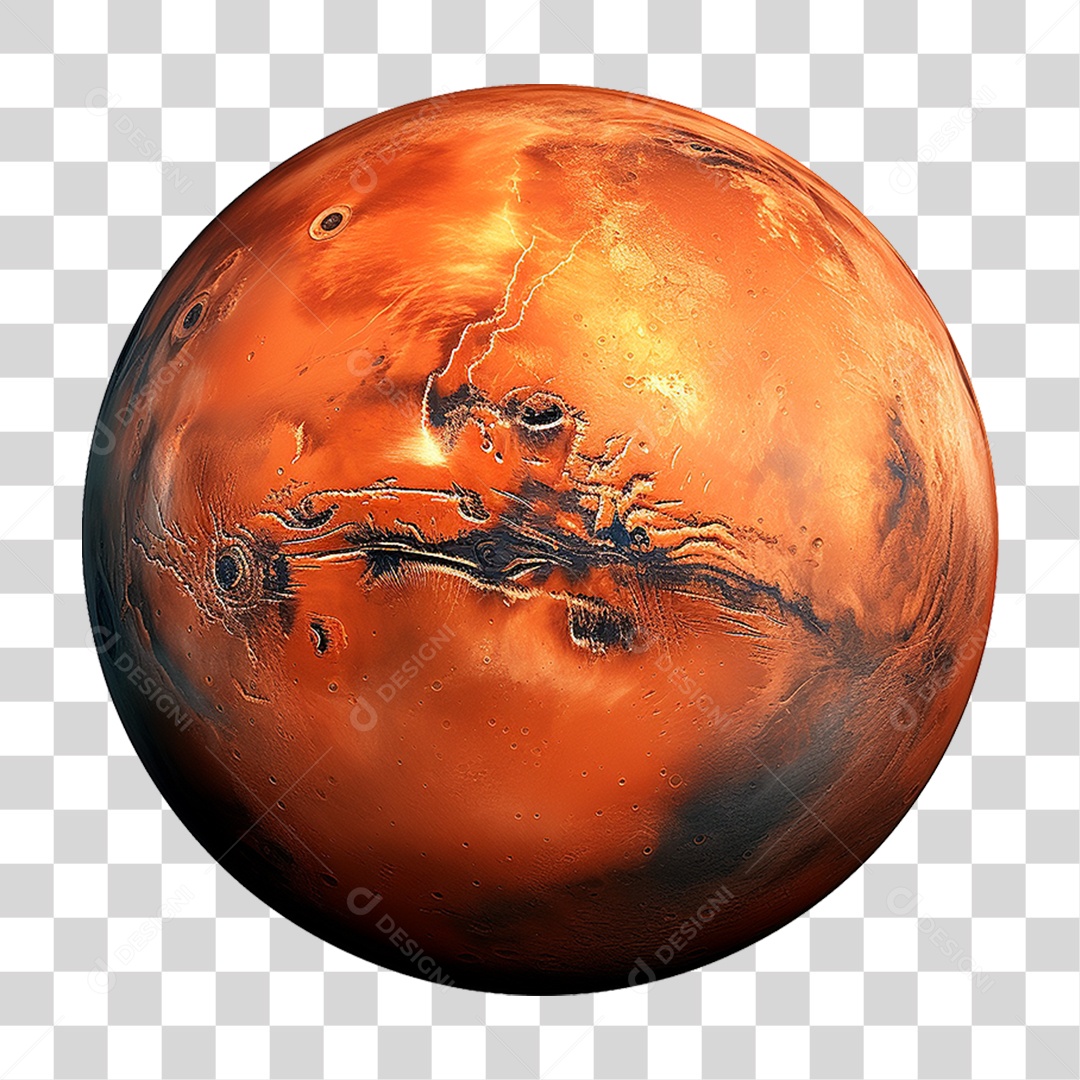 Planeta Marte PNG Transparente