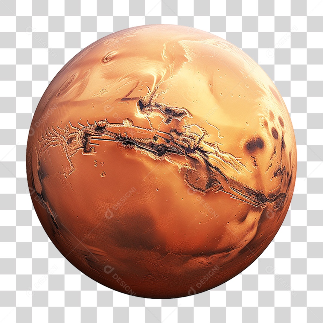 Planeta Marte PNG Transparente