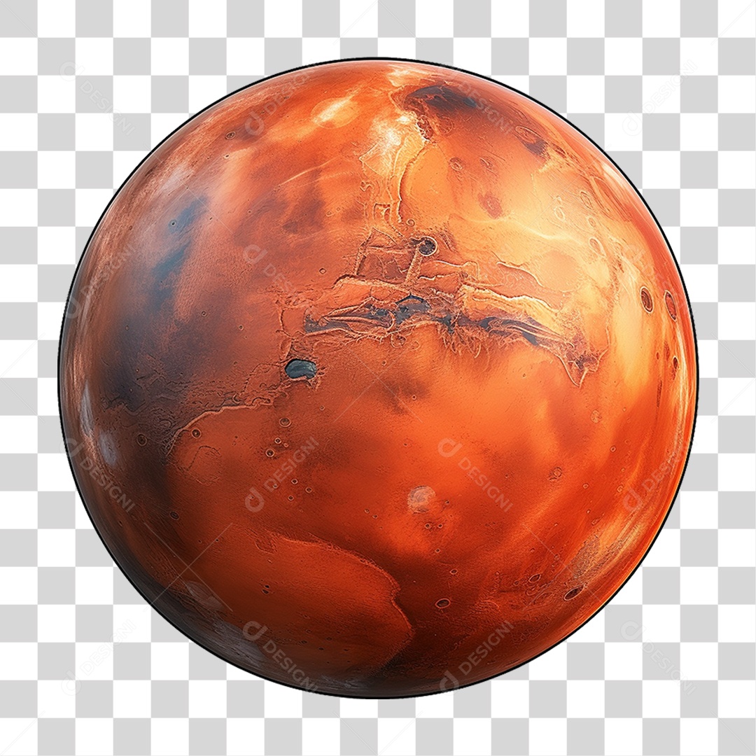 Planeta Marte PNG Transparente