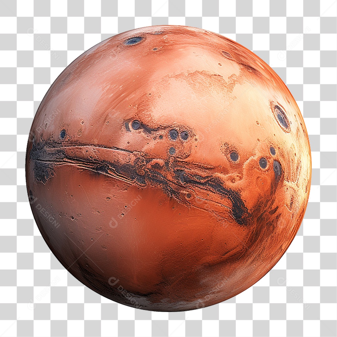 Planeta Marte PNG Transparente