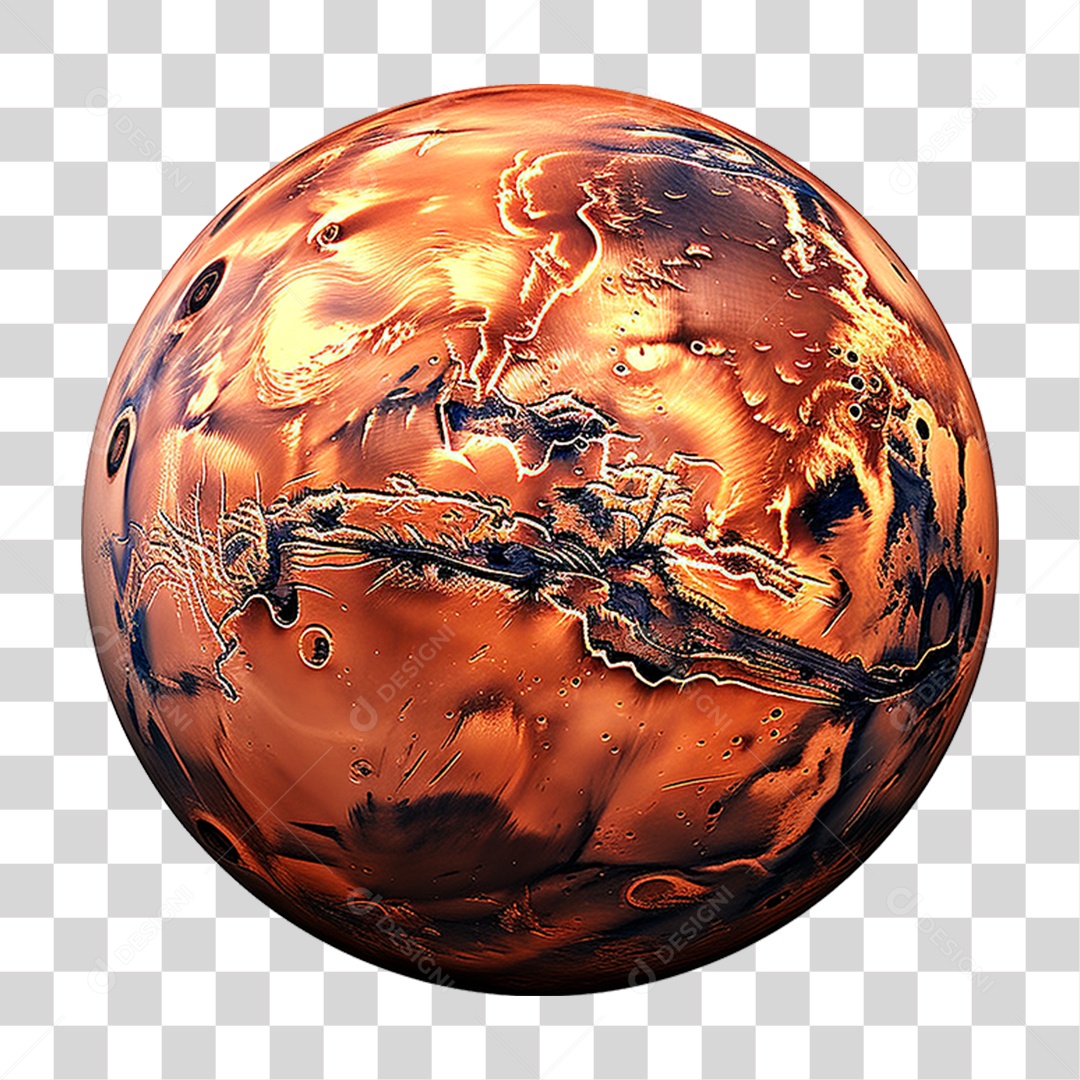 Planeta Marte PNG Transparente