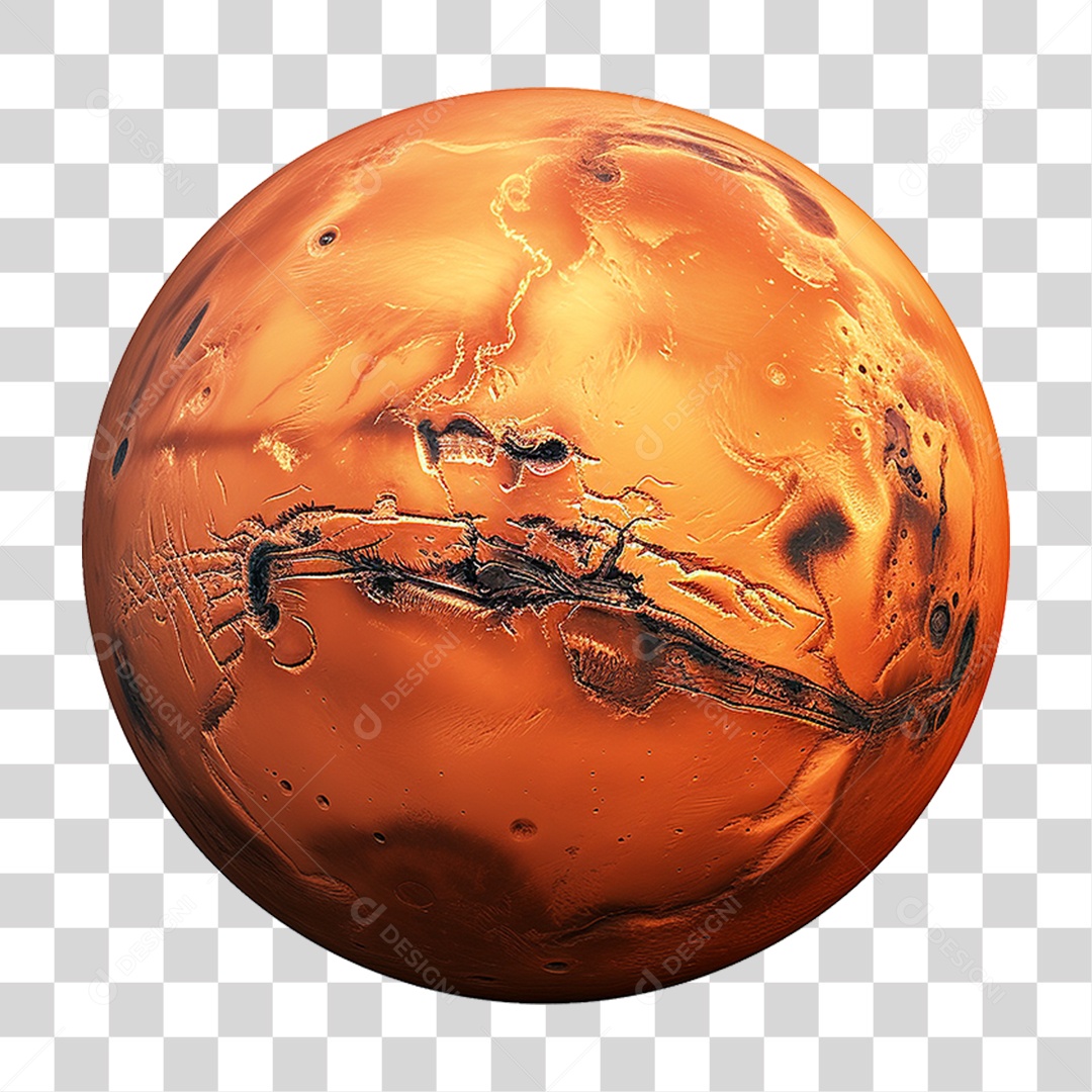 Planeta Marte PNG Transparente