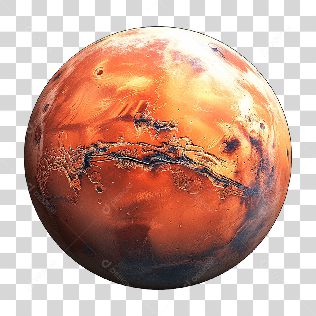 Planeta Marte PNG Transparente