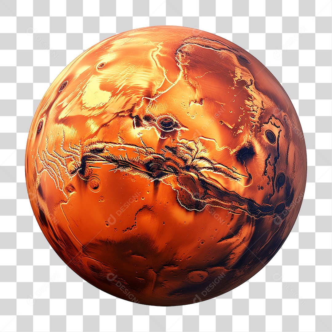 Planeta Marte PNG Transparente