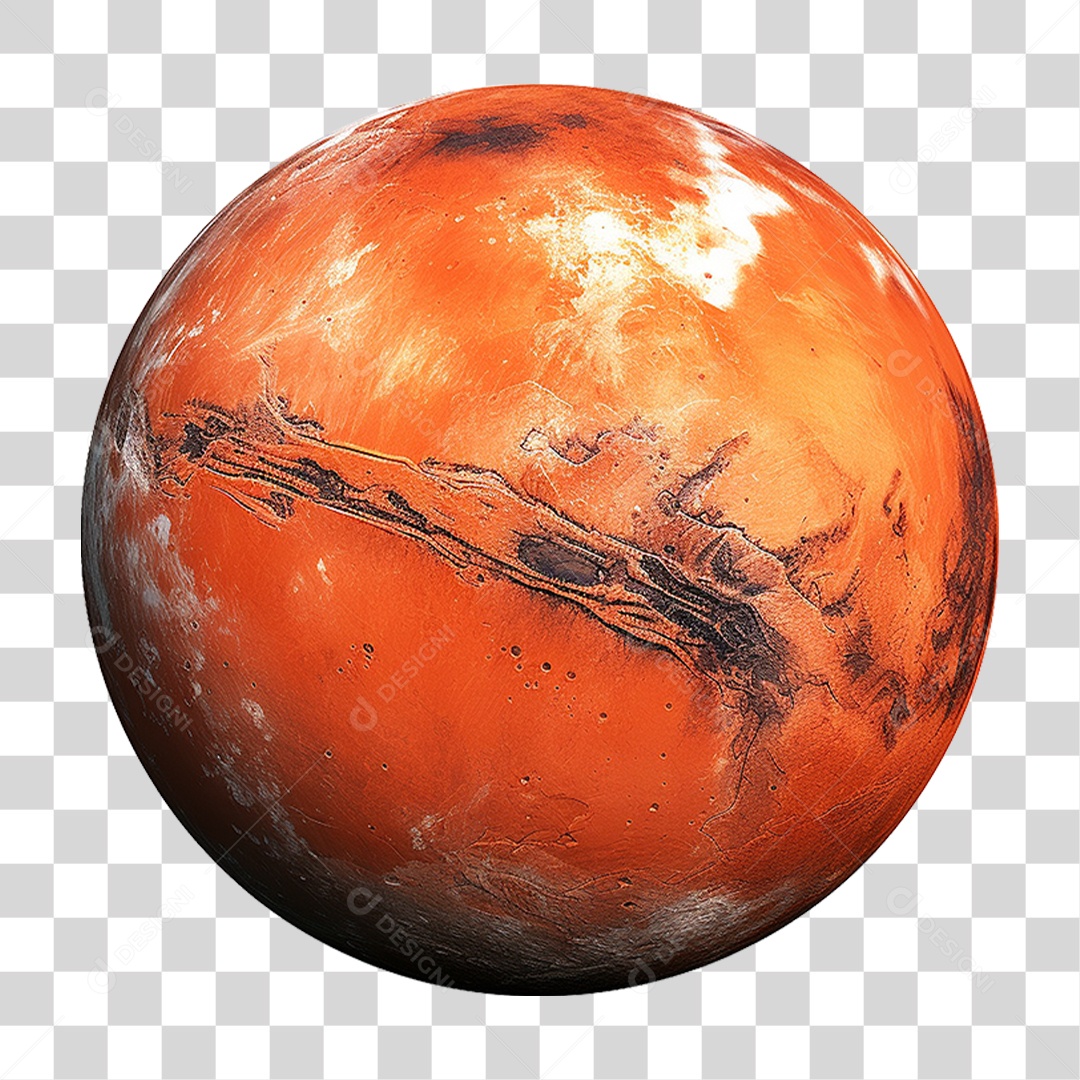 Planeta Marte PNG Transparente