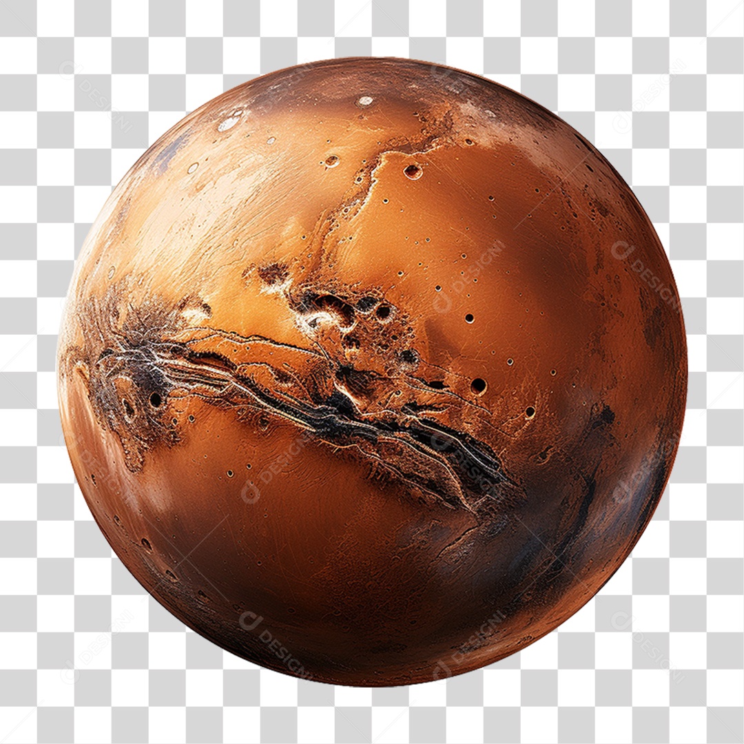 Planeta Marte PNG Transparente