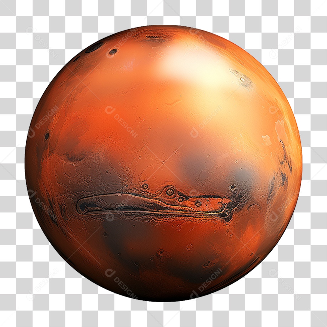 Planeta Marte PNG Transparente