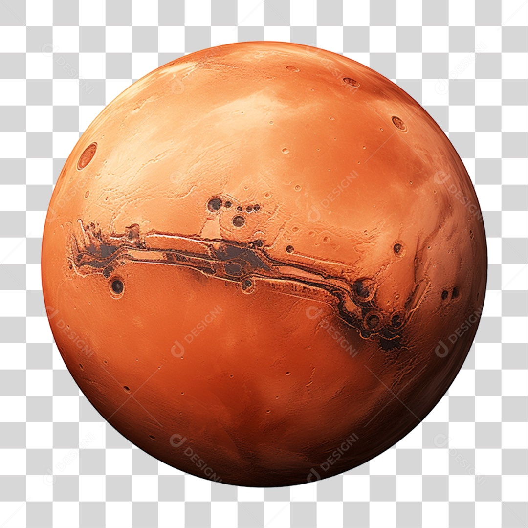 Planeta Marte PNG Transparente