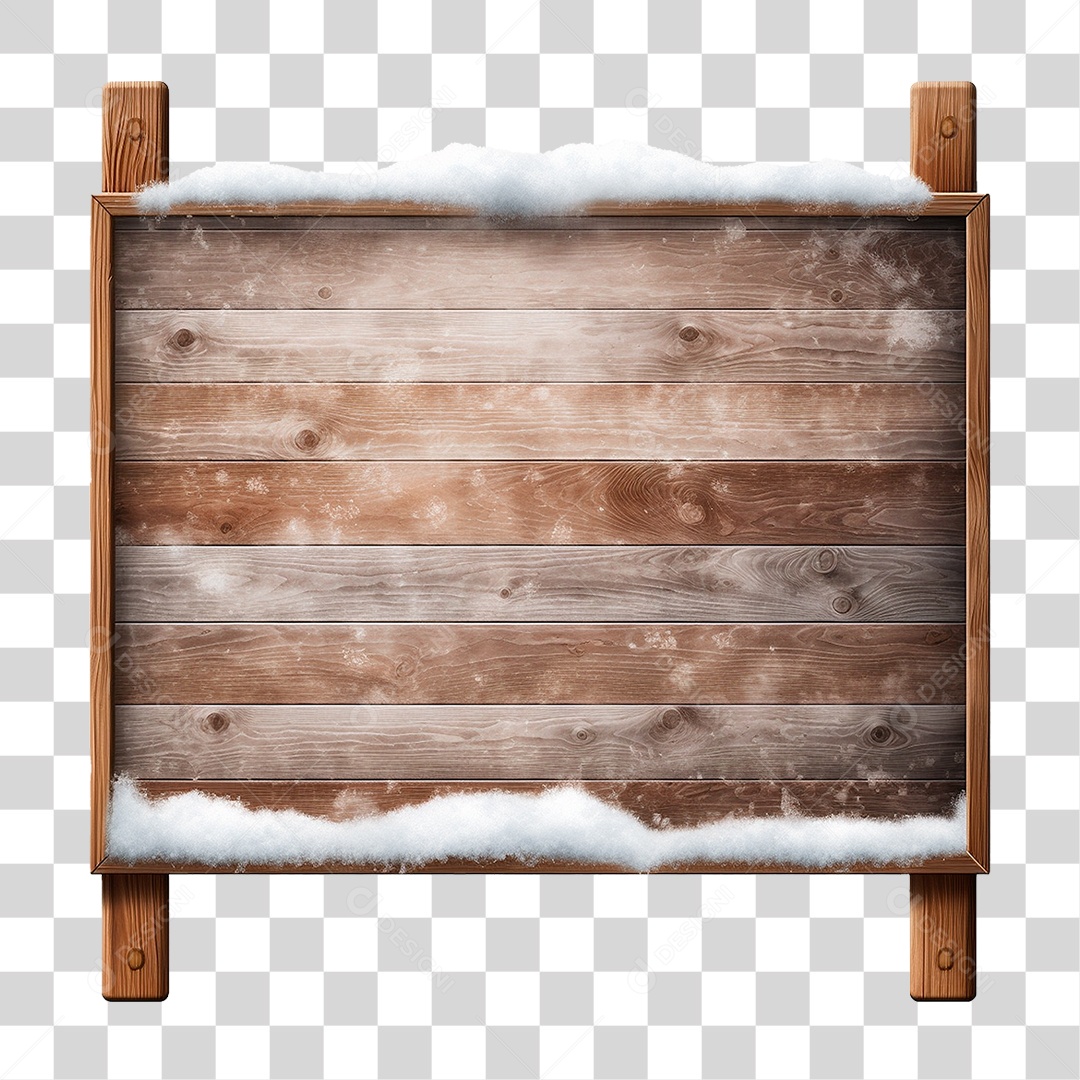 Transparent PNG Wooden Board