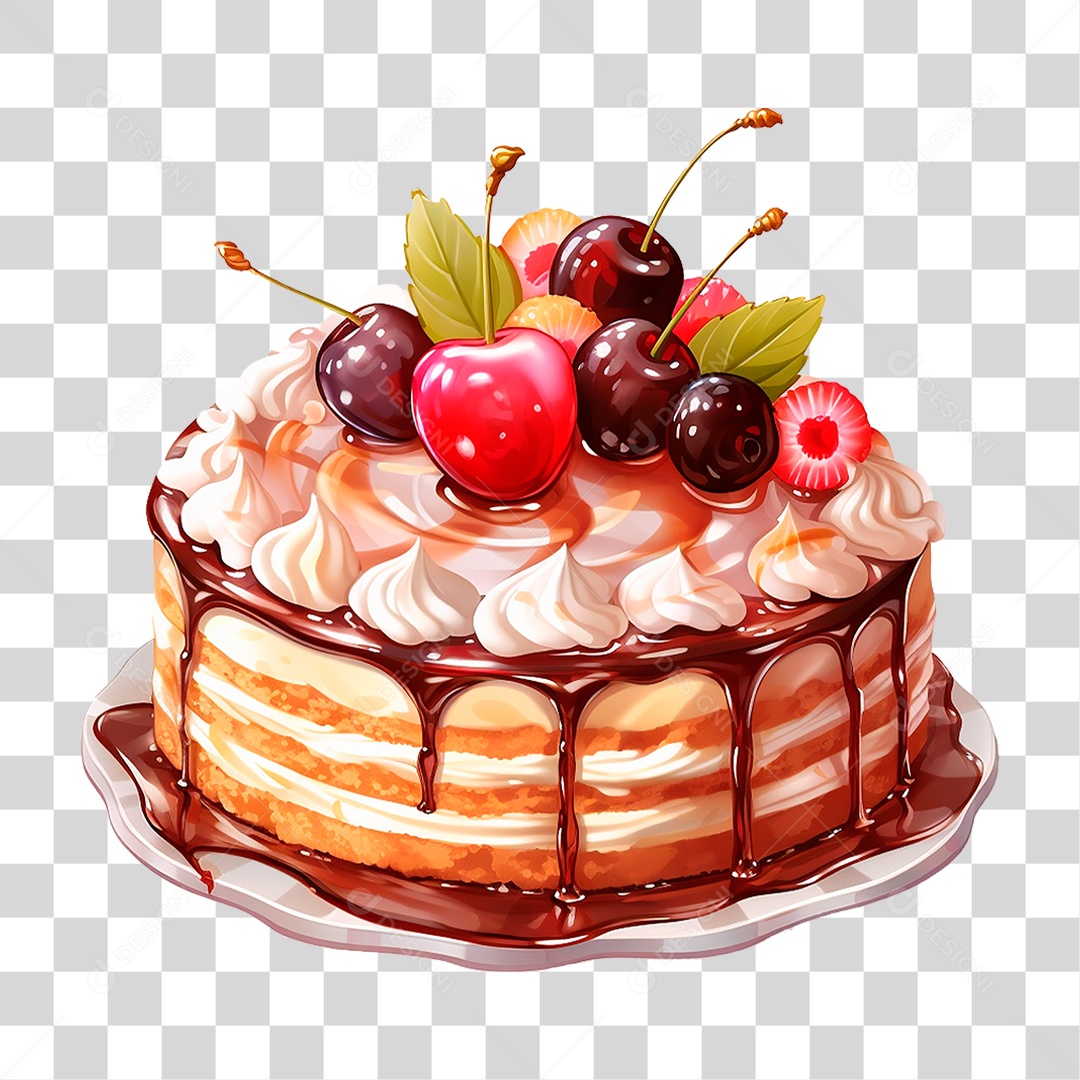 Bolo PNG Transparente