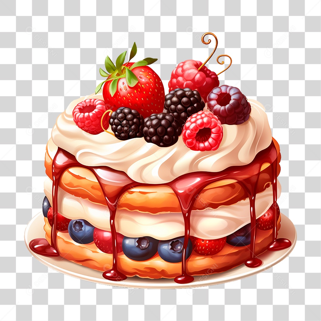 Bolo PNG Transparente