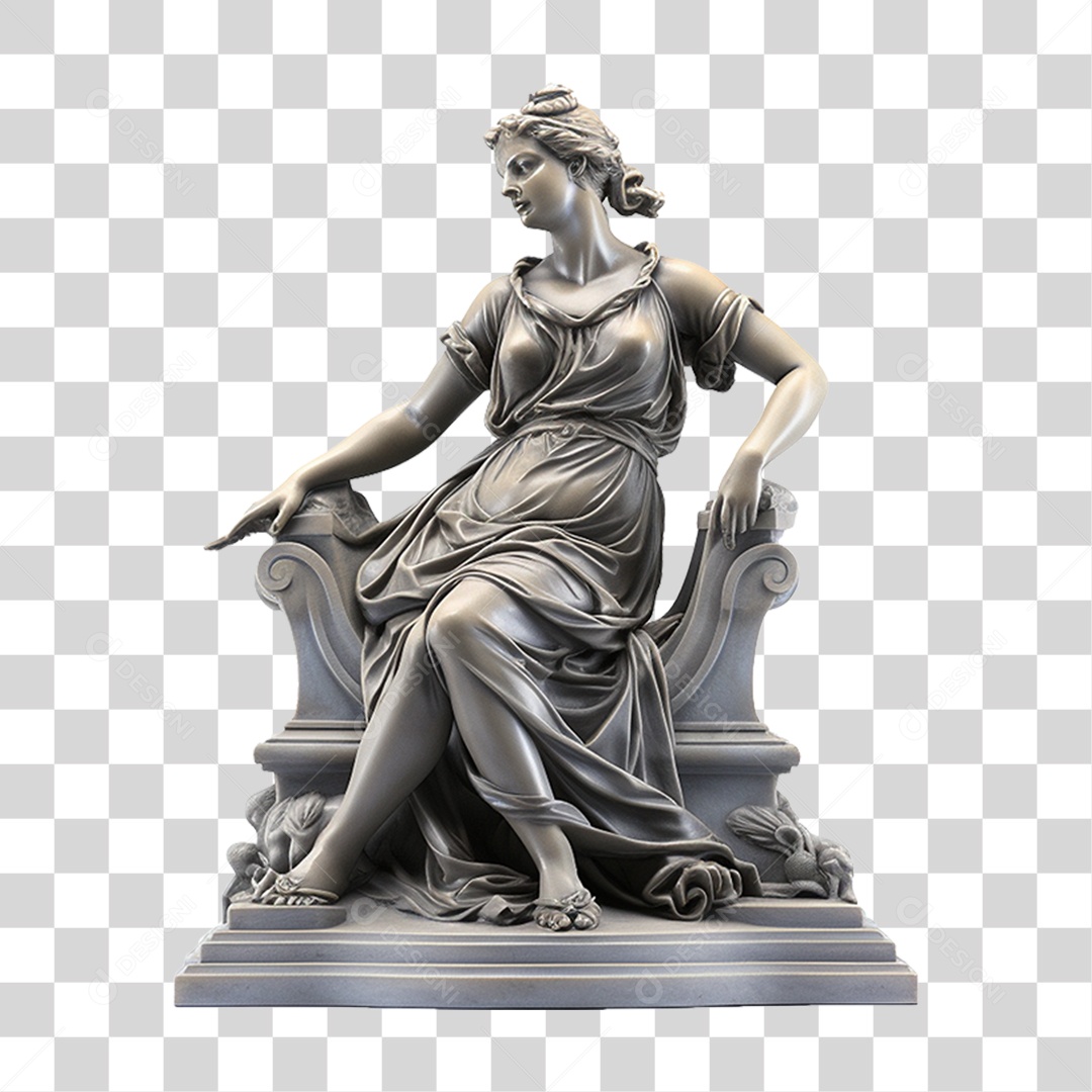 Estátua Antiga Esculturas PNG Transparente