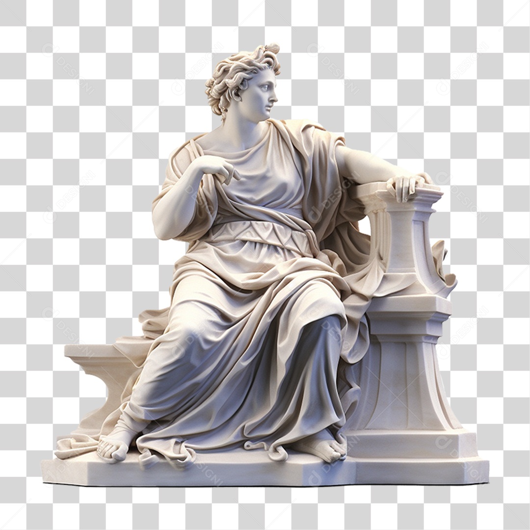 Estátua Antiga Esculturas PNG Transparente