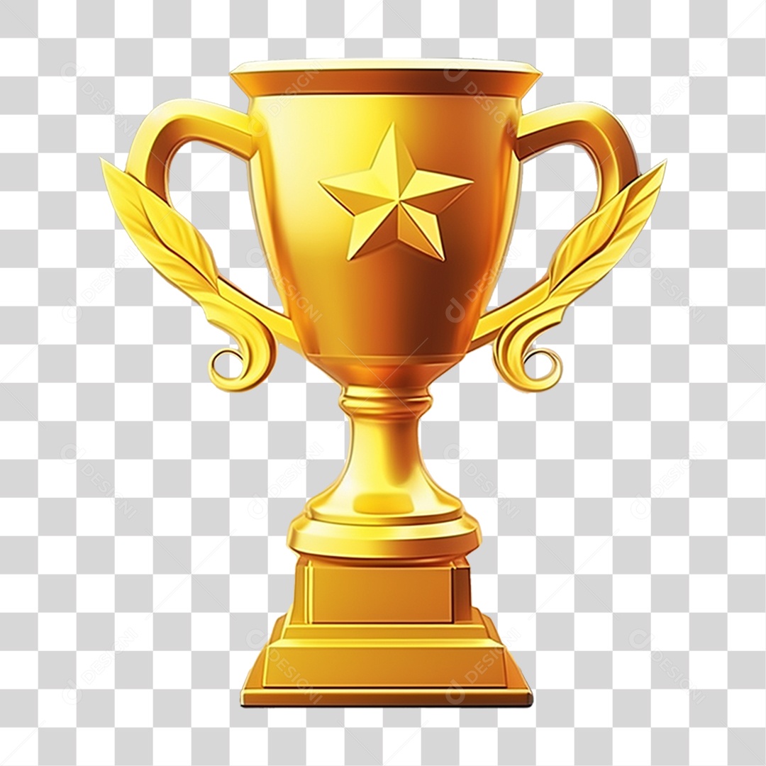Taça Troféu PNG Transparente
