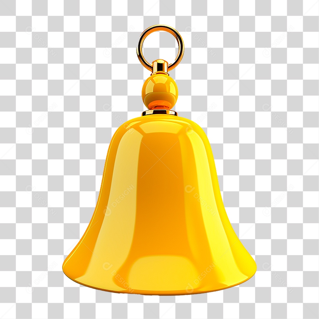 Sino Dourado PNG Transparente