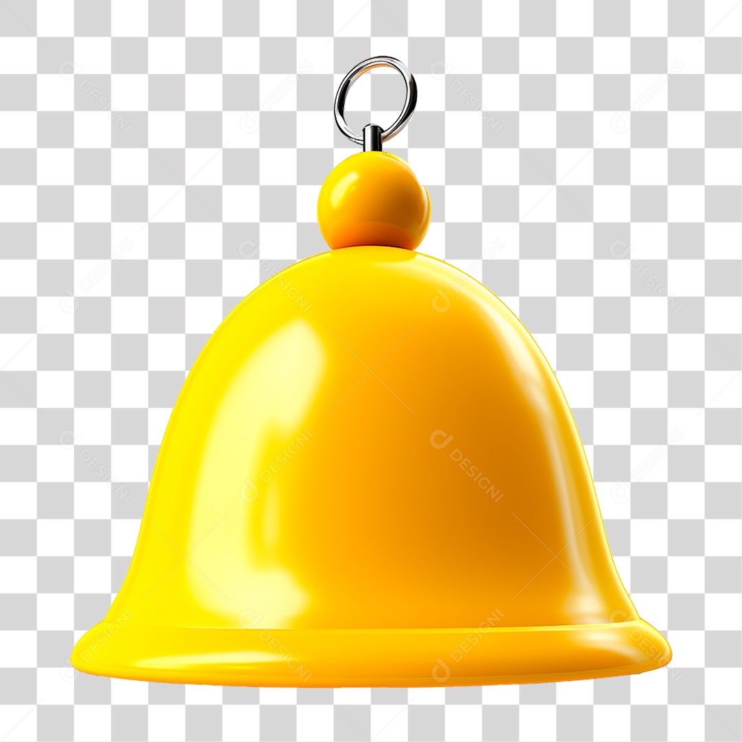 Sino Dourado PNG Transparente