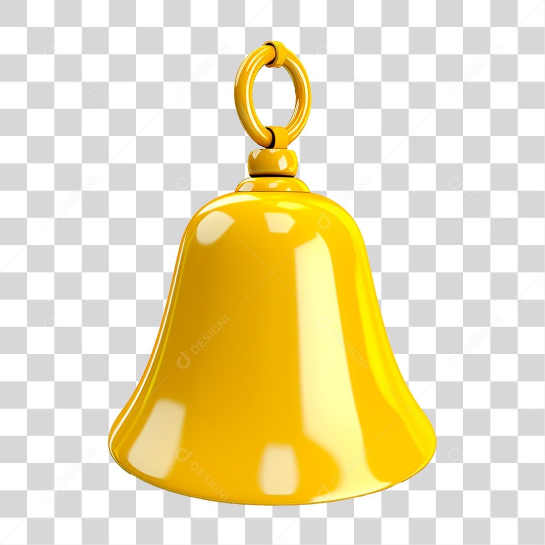 Sino Dourado PNG Transparente