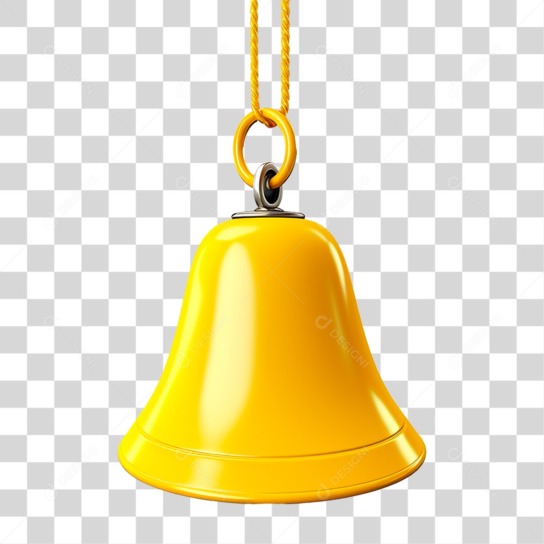 Sino Dourado PNG Transparente