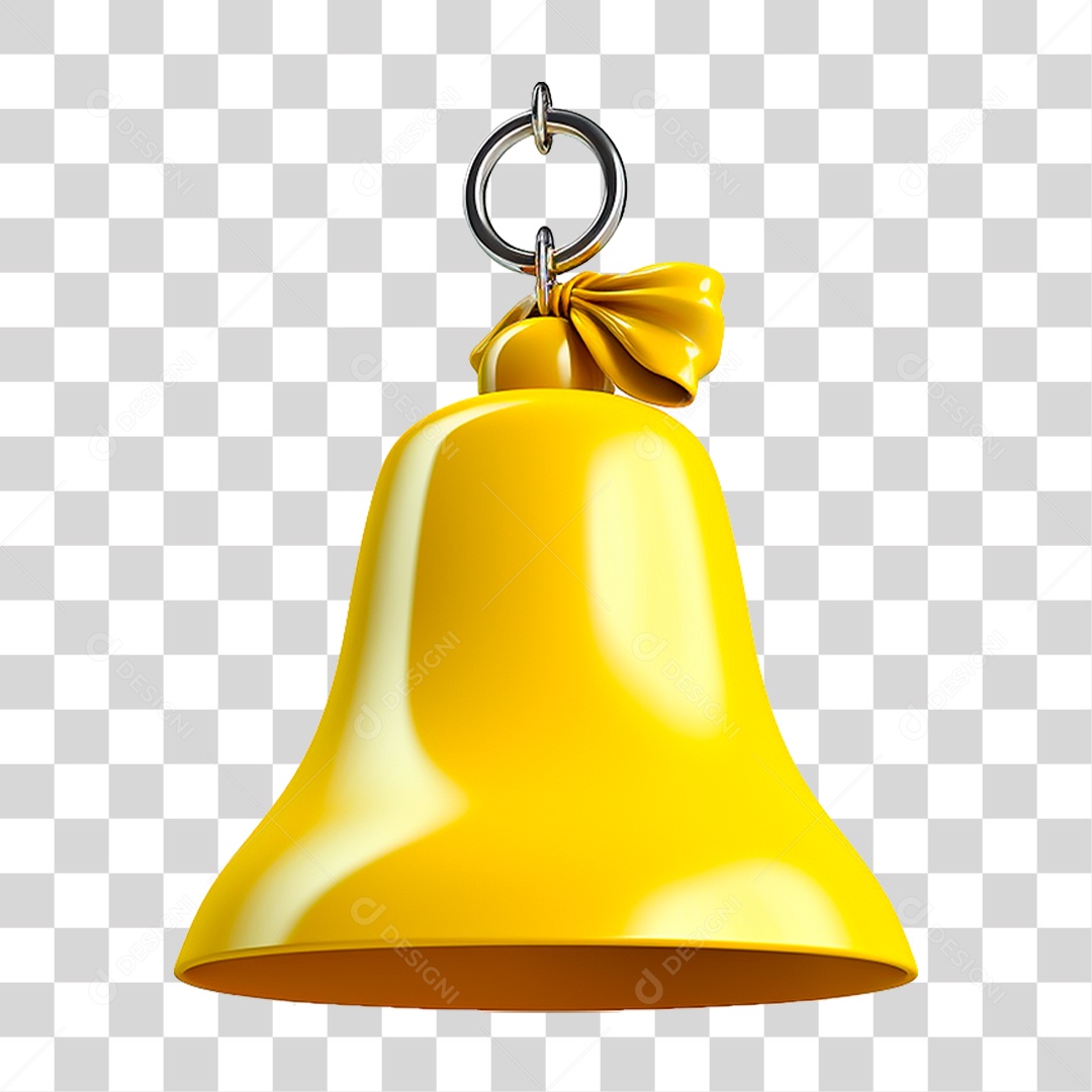 Sino Dourado PNG Transparente