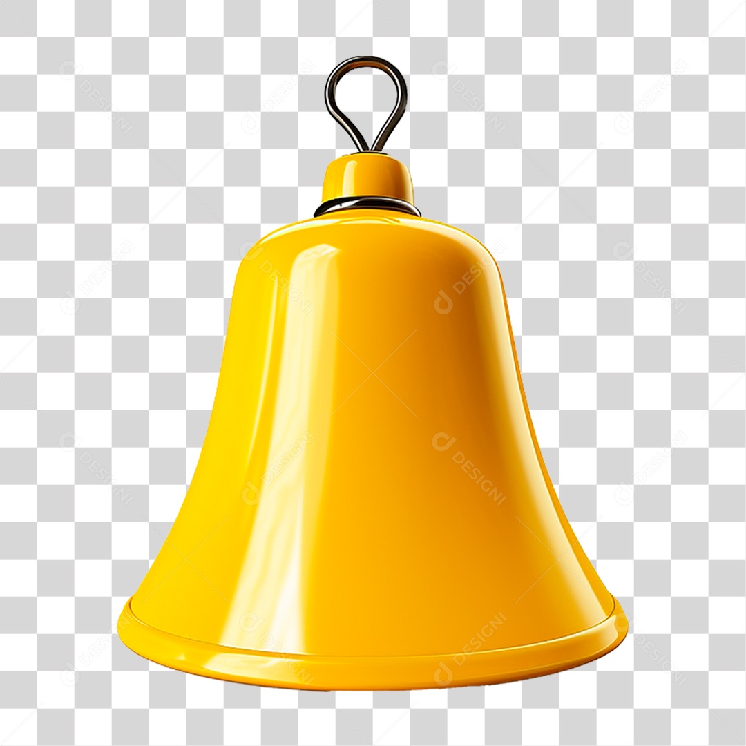 Sino Dourado PNG Transparente