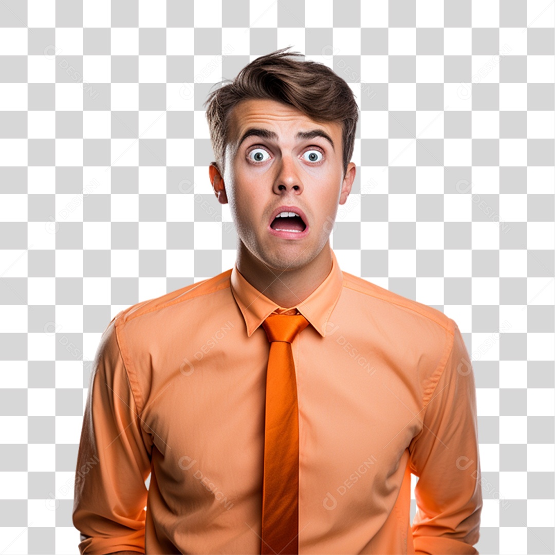 Avalista Espantado PNG Transparente