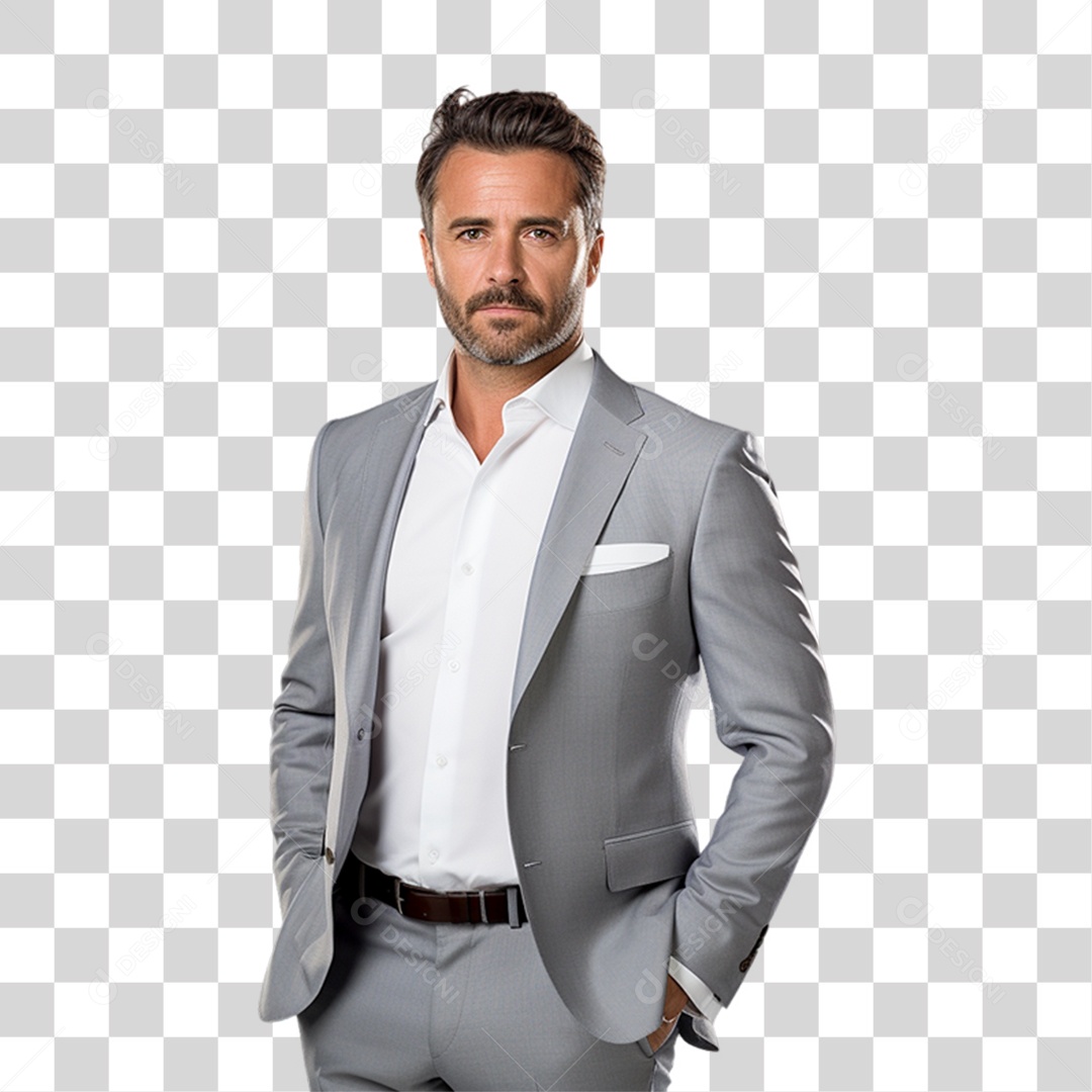 Avalista de Terno PNG Transparente