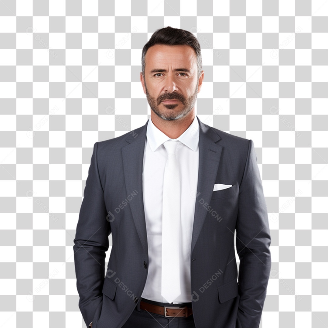 Avalista de Terno PNG Transparente