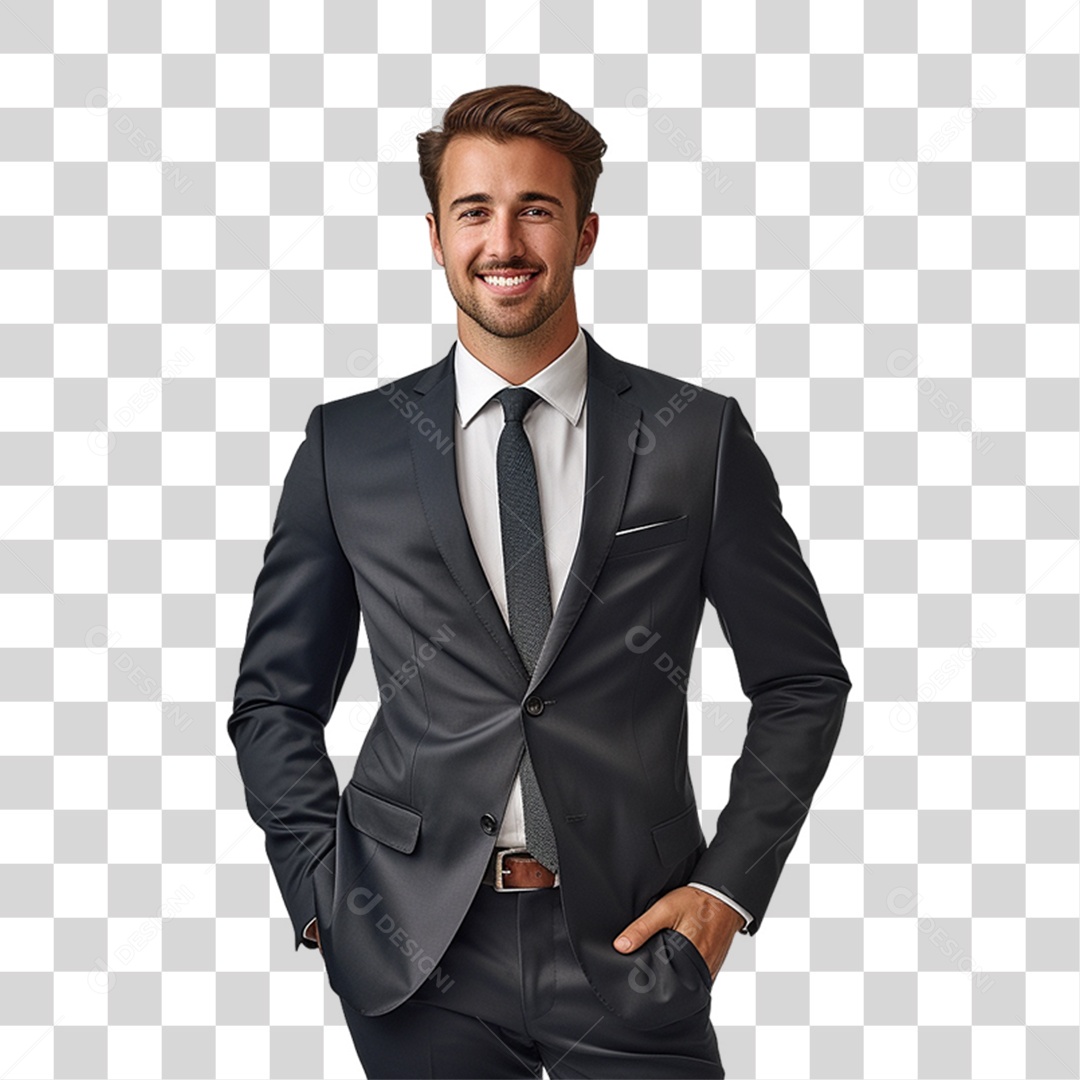 Avalista de Terno PNG Transparente