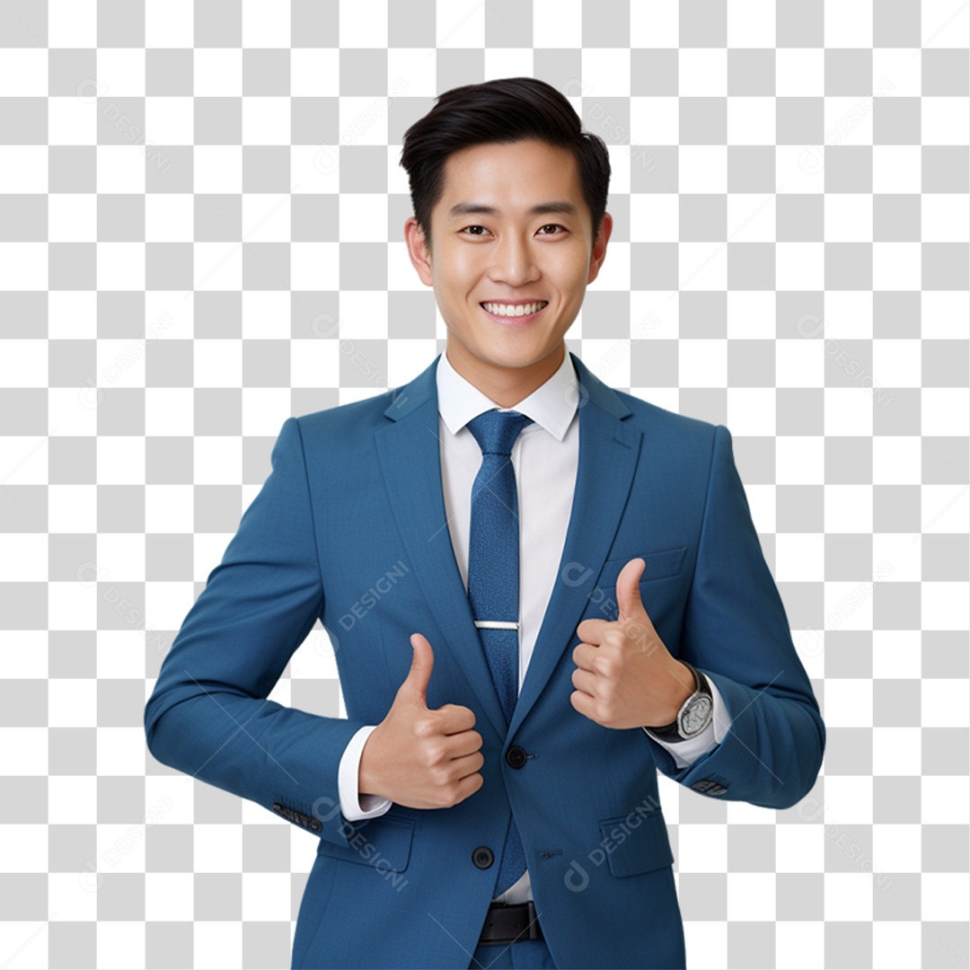 Avalista de Terno PNG Transparente